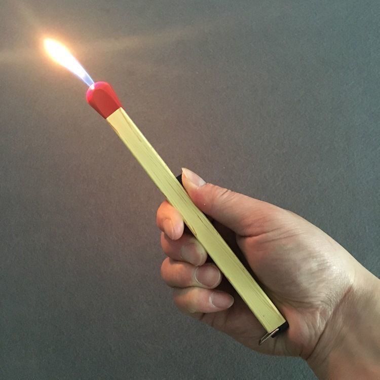 Super Long Luminous Matchstick Lighter Butane Torch Inflatable Lighter Household Aromatherapy Kitchen Gadgets Daily Necessities