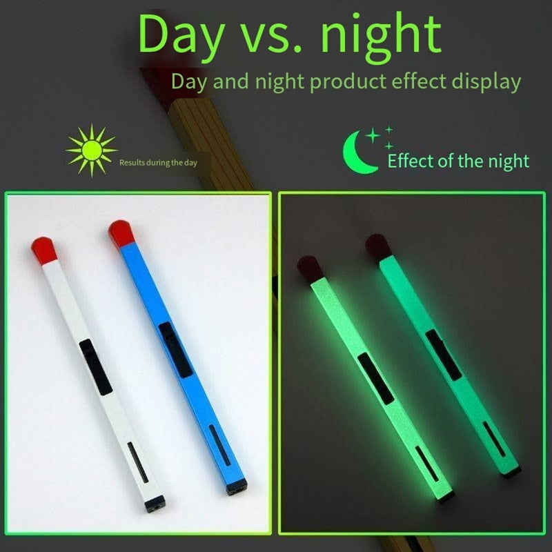 Super Long Luminous Matchstick Lighter Butane Torch Inflatable Lighter Household Aromatherapy Kitchen Gadgets Daily Necessities